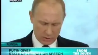 Vladimir Putin gives State of the Nation speech