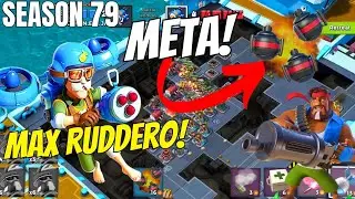 Boom Beach Warships Season 79 [ New Meta Max Ruddero! ]