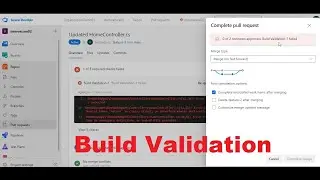 Azure Build Validation in Pull Request || Azure Devops