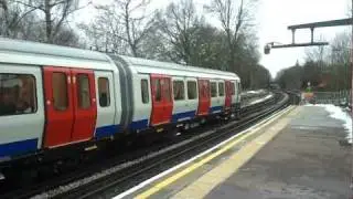 Metropolitan line S8 Stock 21061+21062  Departing From  Ickenham Station on 8/2/12