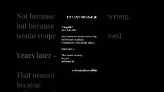 &ldquo;Some messages are better left unsent.&rdquo; #trending #love #trendingshorts #ytshorts #motivation #viral