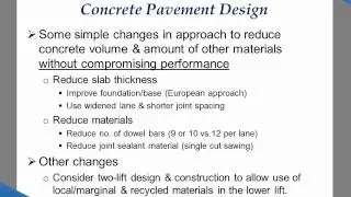 Current Considerations for Long-Life Concrete Pavements