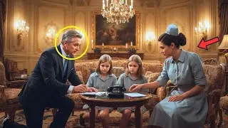Millionaire Catches Maid Teaching His Twins Emergency Numbers What She Revealed Left Him Speechless