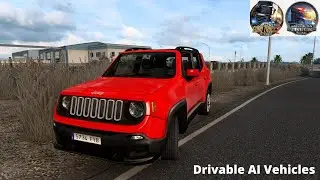 Drivable AI Vehicles | ETS 2 1.53 MOD (2025) | RoadTripGame