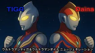 Ultraman Tiga and Ultraman Dyna New Generation