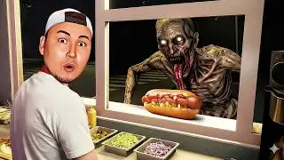 😱Жаңа Монстрлар Түнгі 3:00 де Шаурма Сатып Алуға Келді! Scary Shawarma Kiosk: the ANOMALY