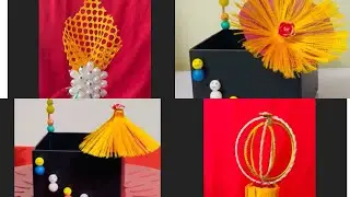 christmas decoration | ribbon craft | bangles craft | disposal bottle craft | for beginners | craft 