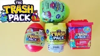 Trash Pack Special - 2 Surprise Eggs, 1 Bin and 1 Toilet Unboxing