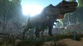 Ark boss battle:giant spider
