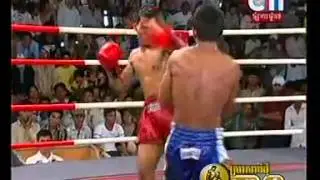 Khmer Boxing, Mann Sambath and Khem Ratany, CTN 21 07 2013 Round4