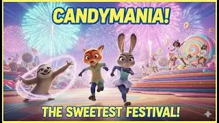 Candy Zeropolis: When Zootopia Turns Into a Sweet World 🍬🌈