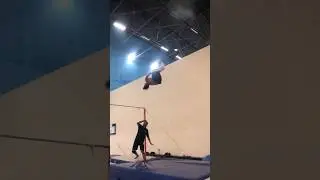 🤕back double #gymnasticclass #flip #sports #artisticgymnast #gymmachine #gymnast