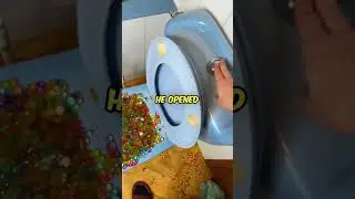 He Filled His Whole Bathroom With Orbeez 🤯