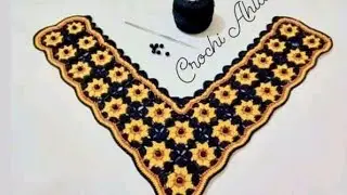 ورشة عمل صدر كروشي على شكل vرائع