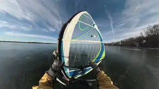 Riding Clear Ice on Skiboard