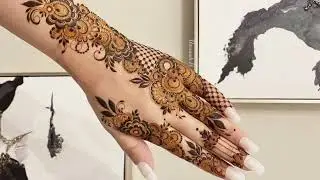 Easy stylish mehndi design for front hand | Latest mehndi ka design | Mehndi ki design | Mehndi. 