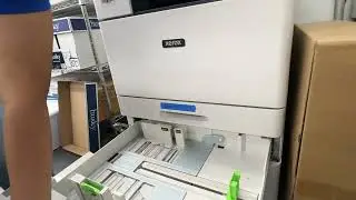 Малый формат | Принтер Xerox | Загрузка бумаги | KR