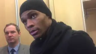 Russell Westbrook on Cameron Payne Career High