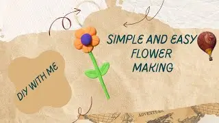 Easy Flower Making 🌿 CLAY- CoralCraft