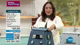 StoreSmith 9 and 13 Collapsing Step Stools