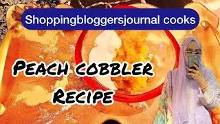 Peach cobbler recipe | sbjcooks