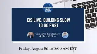 Building Slow to Go Fast