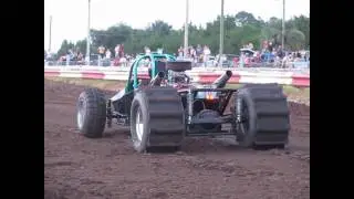 Green And black sand rail Bithlo Mud Racing 7/17/10