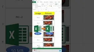 Reduce Excel Workbook Size: Optimize Files with Lots of Pictures#excel