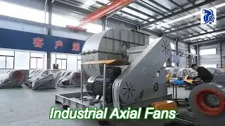 rotary kiln cooling fan high capacity industrial axial fans for large-scale ventilation and exhaust