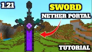 EPIC Sword Nether Portal in Minecraft 1.21 &ndash; Easy Build Tutorial!
