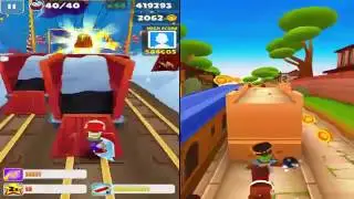 Subway Surfer Vs Ninja Kid Run Epic Best High Score Run Compliation