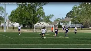 Drei&rsquo;s Olympic Development Program training. April 11, 2021