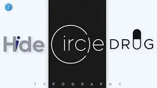 Creative Typography Design Making in Pixellab || Tutorial