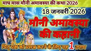 माघ मास मौनी अमावस्या की 🌺Mauni Amavsaya Vart katha! Amavsaya Vart ki kahani/magh Maas mauni katha