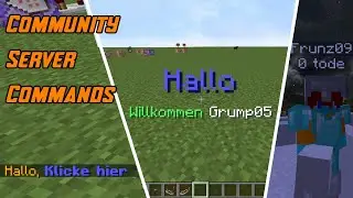 N&uuml;tzliche Commands f&uuml;r Community-Server / 1.17