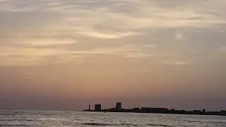 Coucher de soleil aux Sables d'Olonne (Vendée)