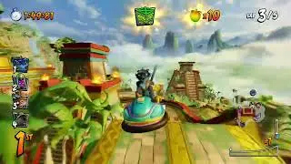 Crash&trade; Team Racing Nitro Fueled Papu's Pyramid With Hunter