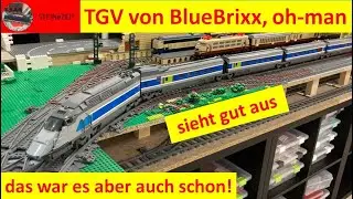 Dietmar&acute;s Brick-World (161) BlueBrixx 102743 Schnellzug grau blau