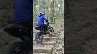 crazy upstairs ride on hero xpulse 200 #wheelie #stunt #viral  #youtubeshorts  #motorcycle