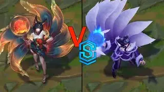 After Hours Spirit Blossom Springs Ahri VS Midnight Ahri