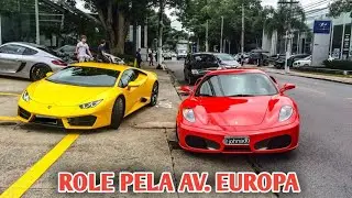 F430 COM BARULHO ABSURDO & ROLE NA AV. EUROPA - CVBR #446