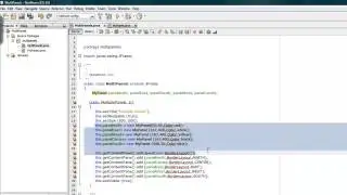 Mutiple panels in Java using Netbeans 1