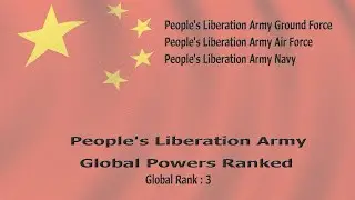 People's Liberation Army Global Firepower 2021