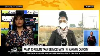 Not many people are using trains in Pretoria, Molemo WaOne Mothoa reports