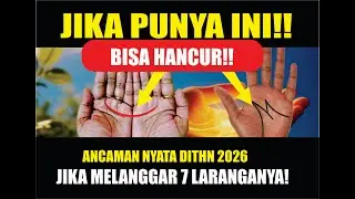 DAMPAKNYA MENGERIKAN JIKA MEMILIKI TANDA BULAN SABIT DAN M!!, JANGAN LANGGAR 7 LARANGAN INI