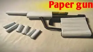 How to make paper gun toy paper gun Diy projects and Paper ideas 