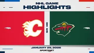 NHL Highlights | Flames vs. Wild - January 29, 2026