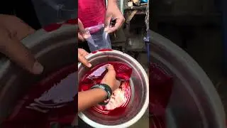 Goat Blood    #mutton #fishcutting #goats #food #cuttingskills #shop #meat #goatheadcurry