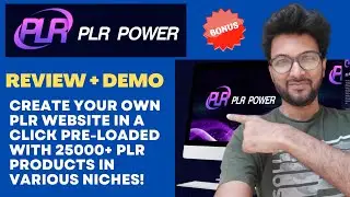 PLRPower Review + Demo &ndash; Create Your Own PLR Website in a Click pre-loaded with 25000+ PLR Products!