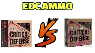 CRITIICAL DEFENSE vs CRITICAL DEFENSE Lite - best NJ legal carry ammo.